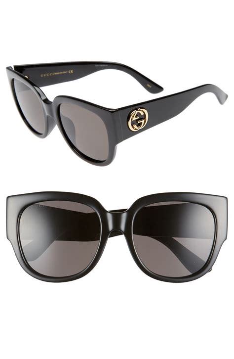 gucci sunglasses bg|gucci 55mm square sunglasses.